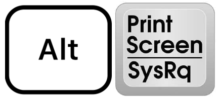 keyboard alt print screen