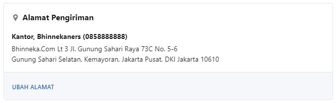Alamat Pengiriman