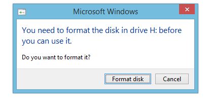 flashdisk error