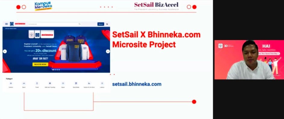 setsail bhinneka president university