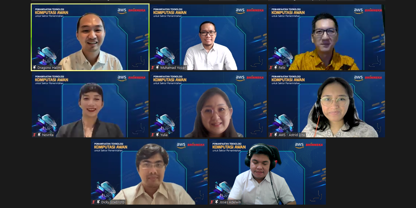 Webinar teknologi AWS Indonesia