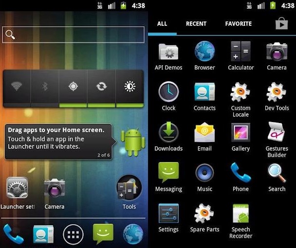 urutan android frozen yoghurt