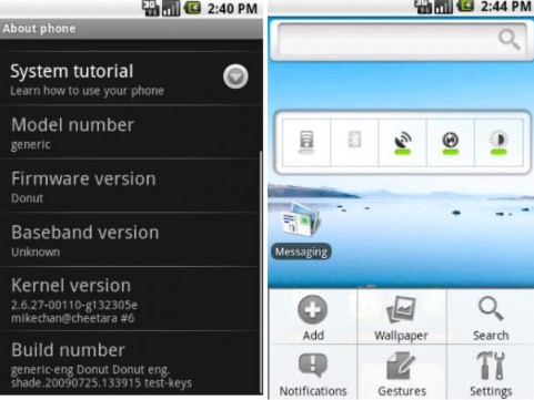 versi android donut