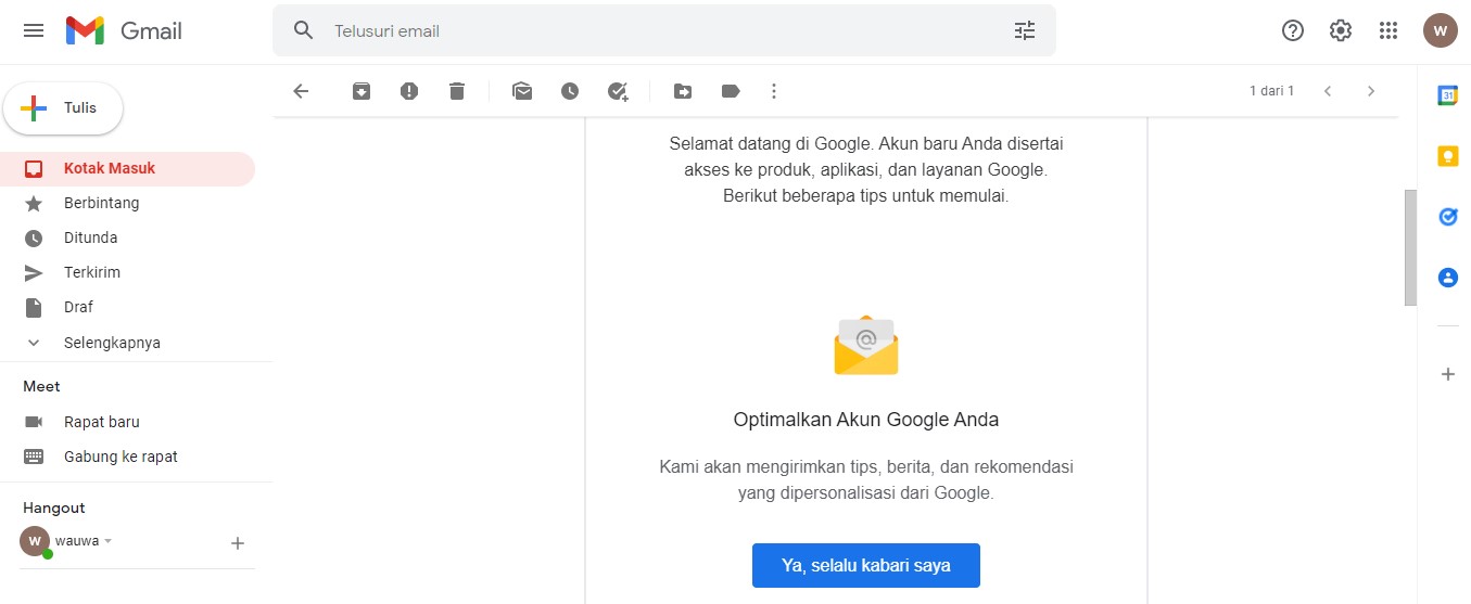 membuat gmail di hp dan laptop