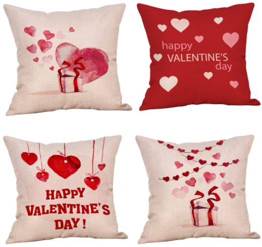 bantal love valentine