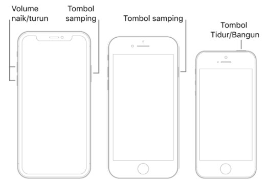 cara mematikan iphone