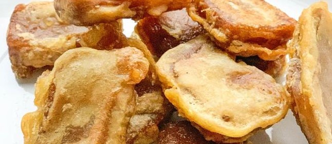 kue keranjang goreng imlek