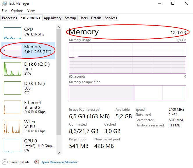 RAM Task Manager