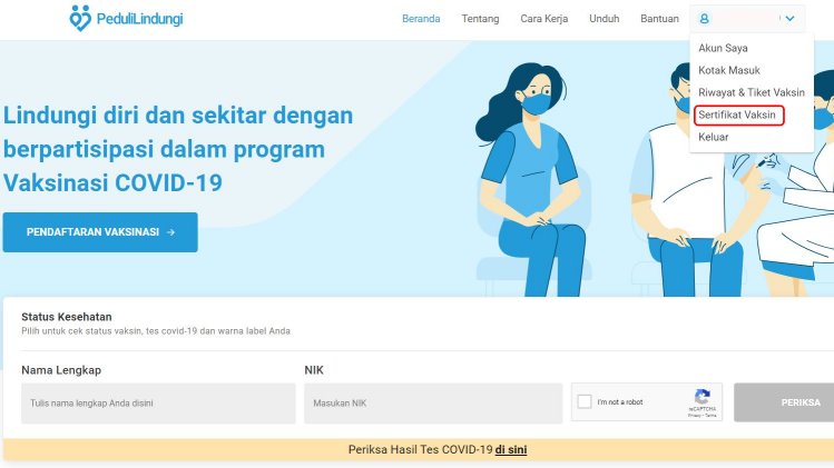 Cara Cek Sertifikat Vaksin