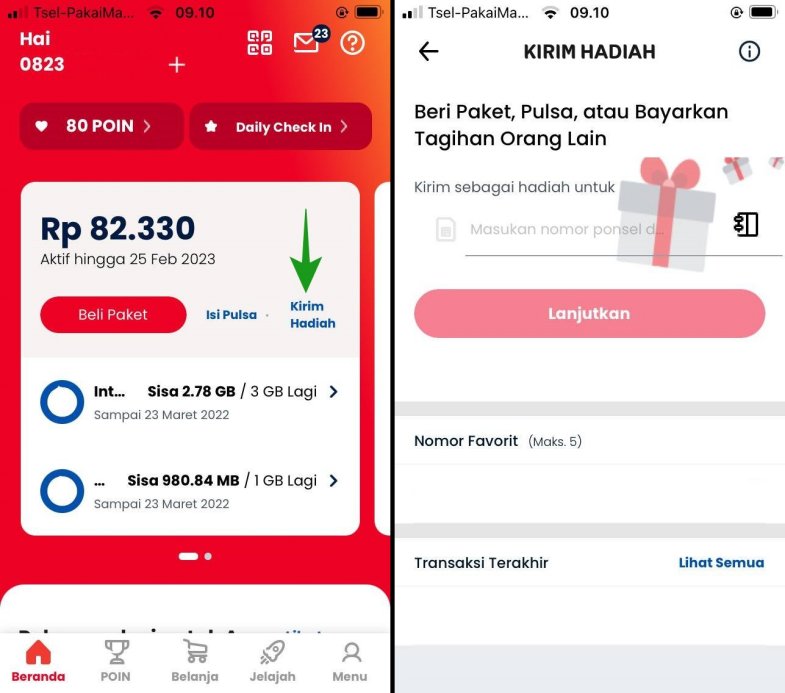 Cara Transfer Pulsa Telkomsel-side