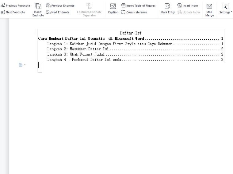 Daftar Isi