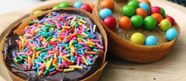 resep martabak mini rainbow