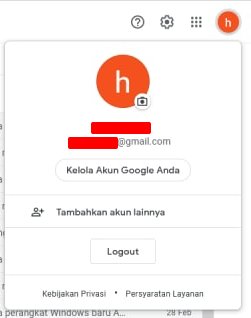 Cara Logout Akun Google di PC