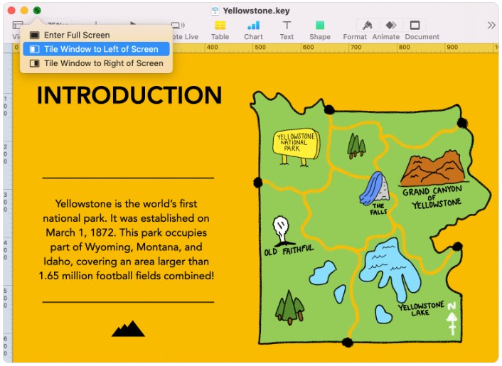 cara split view di macbook macos