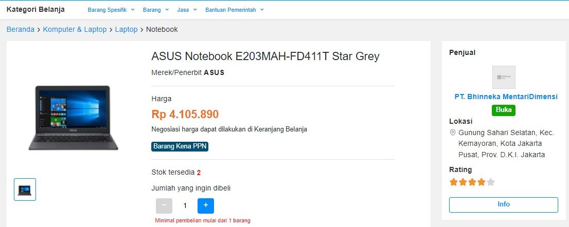 produk siplah bhinneka di blibli