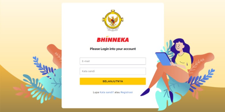 Cara belanja di microsite - login akun