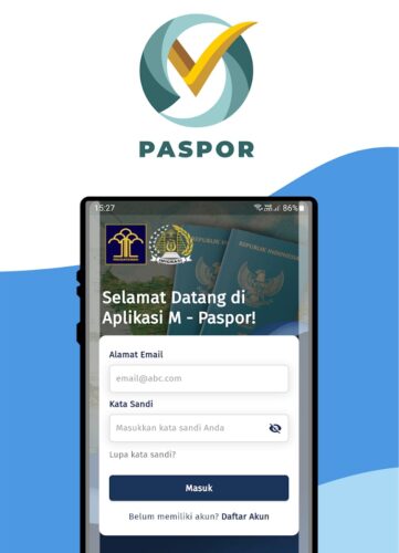 cara daftar antrean paspor online