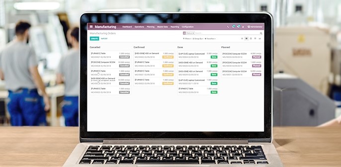 Software ERP Manufacturing Bhinneka Odoo