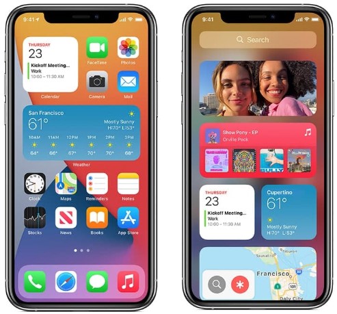Tampilan UI Android vs iPhone