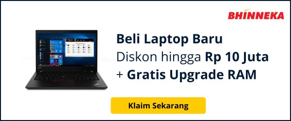 Banner Promo Laptop Bhinneka Juni 2024 - 600 x 250