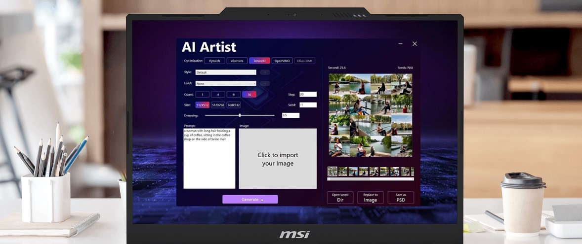Fitur AI Laptop MSI Cyborg 15 A1V