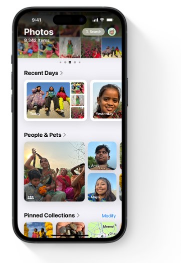 Galeri Redesign di iOS 18