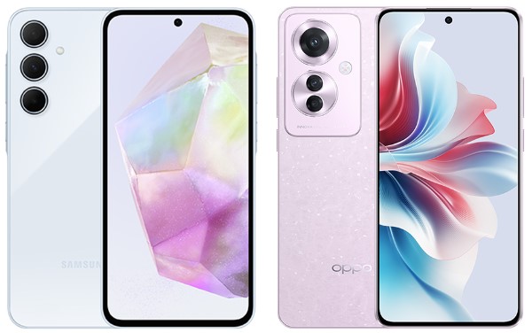 Samsung A35 vs OPPO Reno11 F Samsung A35 vs OPPO Reno11 F