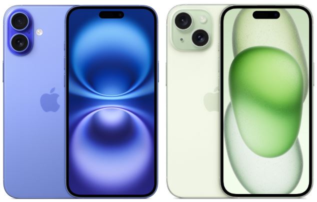 Perbandingan iPhone 16 Series vs 15 Series Perbandingan iPhone 16 Series vs 15 Series